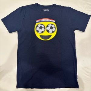 Crewcuts Smiley Goal Shirt Sz14